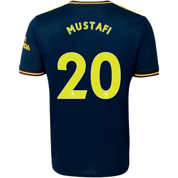 Camiseta Arsenal NO.20 Mustafi Replica Tercera Ropa 2019/20 Azul